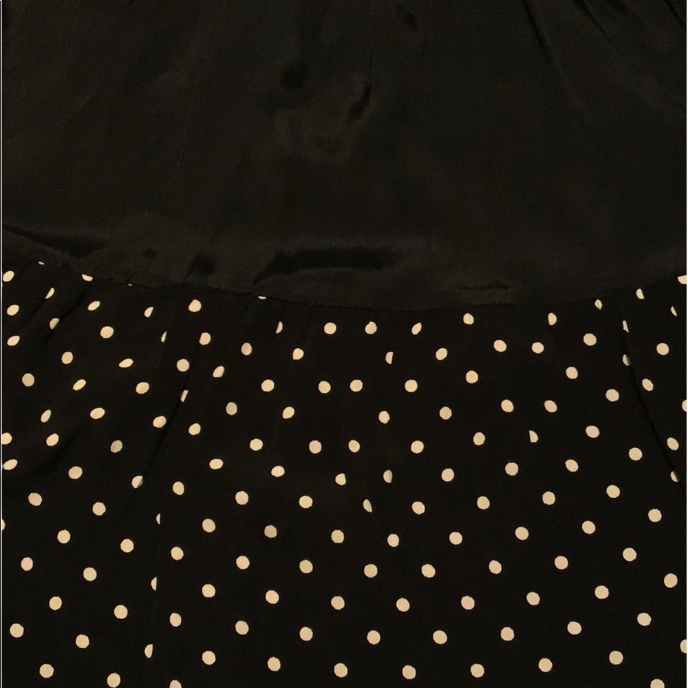 Shelli Segal VINTAGE Black Polka Dot Skirt from Broadway NWT! - Picture 5 of 8